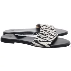 H&M - Pantoletten - Damen - Größe: 37 - Schwarz