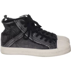 Zara - Canvas Sneaker - Damen - Größe: 39 - Schwarz