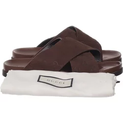 Gucci - Pantoletten - Herren - Größe: 41 - Braun