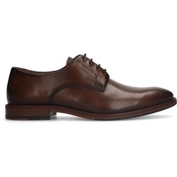 Braune Lederschnürschuhe