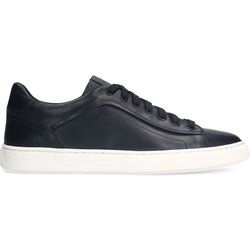 Schwarze Ledersneaker
