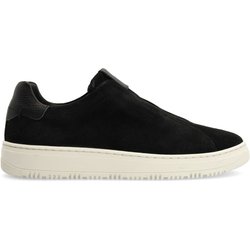 Schwarze Veloursleder-Sneaker