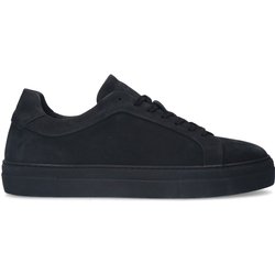 Schwarze Nubuk-Sneaker