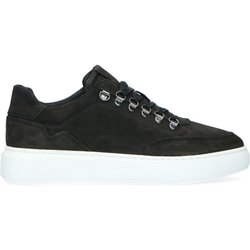 Schwarze Nubuk-Sneaker