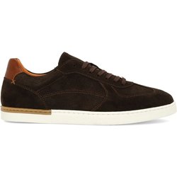 Braune Veloursleder-Sneaker