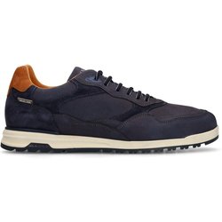 Marineblaue Nubuk-Sneaker