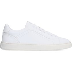 Weiße Ledersneaker