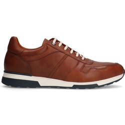 Cognacfarbene Ledersneaker