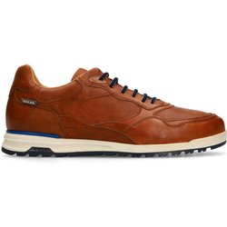 Cognacfarbene Ledersneaker