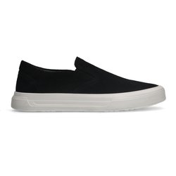 Schwarze Veloursleder-Loafer