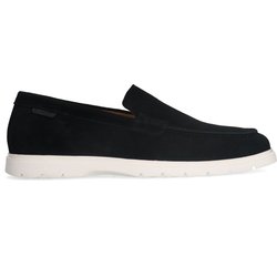 Schwarze Veloursleder-Loafer
