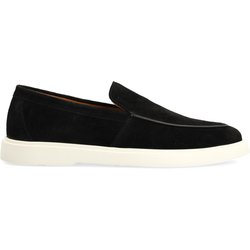 Schwarze Veloursleder-Loafer