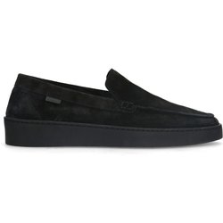 Schwarze Veloursleder-Loafer