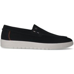 Schwarze Veloursleder-Loafer