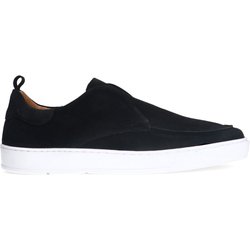 Schwarze Veloursleder-Loafer