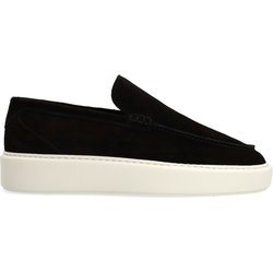 Schwarze Veloursleder-Loafer