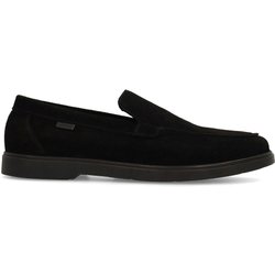 Schwarze Veloursleder-Loafer