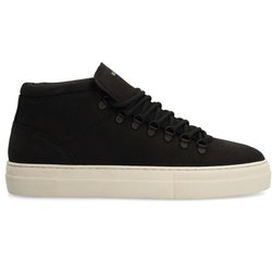 Schwarze Nubuk-Sneaker