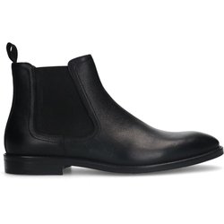 Schwarze Chelsea Boots aus Leder