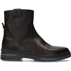 Dunkelbraune Lederboots