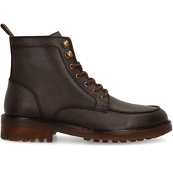 Braune Lederschnürboots