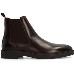 Braune Chelsea Boots aus Leder