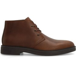 Braune Lederschnürboots
