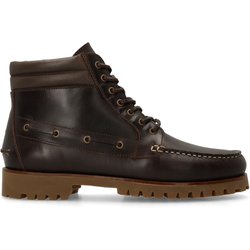 Dunkelbraune Lederschnürboots