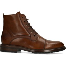 Braune Lederschnürboots