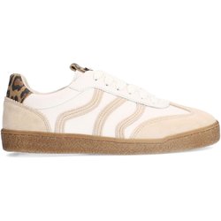 Weiße Ledersneaker