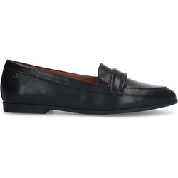 Schwarze Leder-Loafer