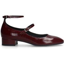 Bordeauxrote Mary Jane Lackpumps