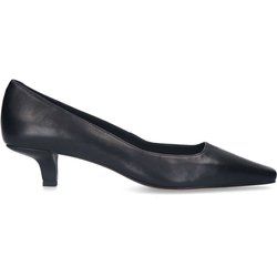 Schwarze Lederpumps