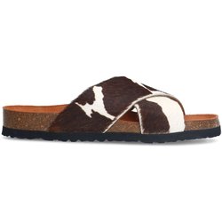 Sandalen mit Kuhmuster