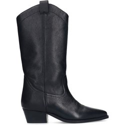 Schwarze Cowboystiefel aus Leder