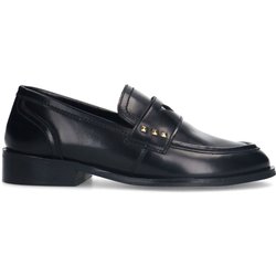 Schwarze Penny Loafer aus Leder