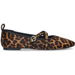 Ballerinas mit Leoprint und Nieten