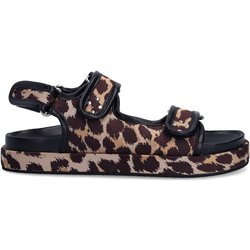 Sandalen mit Leoprint