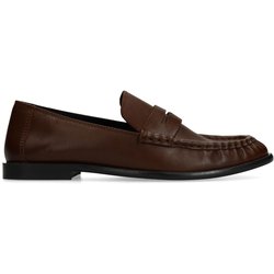 Braune Leder-Loafer