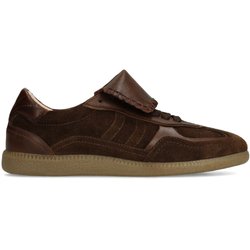 Braune Veloursleder-Sneaker