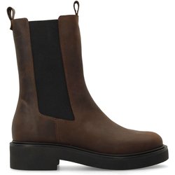 Braune Chelsea Boots aus Leder