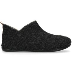 Dunkelgraue Pantoffeln