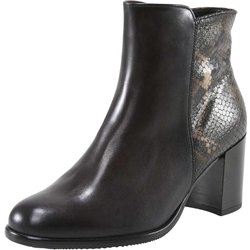 GABOR Damen Stiefelette echtes Leder braun gemustert mit Absatz