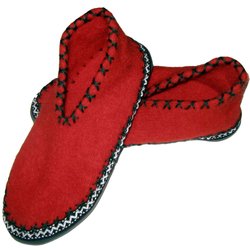 Plakolm Schladminger Herren Hüttenschuhe (Hellrot 46 EU) Hüttenschuhe