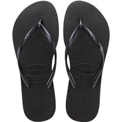 Havaianas Slim Damen Badeschuhe (Schwarz 35-36 EU) Sandalen