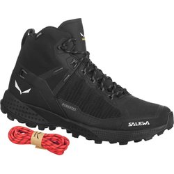 Salewa Pedroc Pro Mid Power Tex W Damen Multifunktionsschuhe (Schwarz 4 UK) Typ AB (Leichtwanderstiefel) Trekkingschuhe