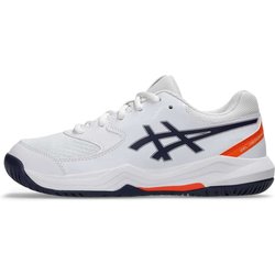 Asics Kinder Gel Dedicate 8 Tennisschuhe (Weiß 6 US, 39 EU) Tennisschuhe