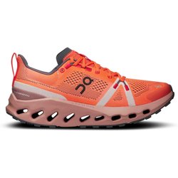 On Cloudsurfer Trail w Damen (Hellrot 6 US, 37 EU) Laufschuhe