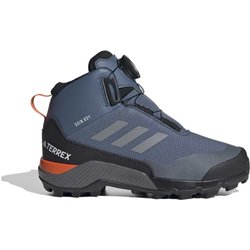 adidas Terrex Kinder Winter Mid Boa Rain Ready K (Blau 33,5 UK) Winterstiefel