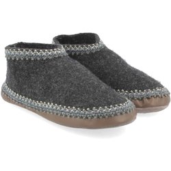 Haflinger Hüttenschuh Herren (Anthrazit 47 Größe) Hüttenschuhe